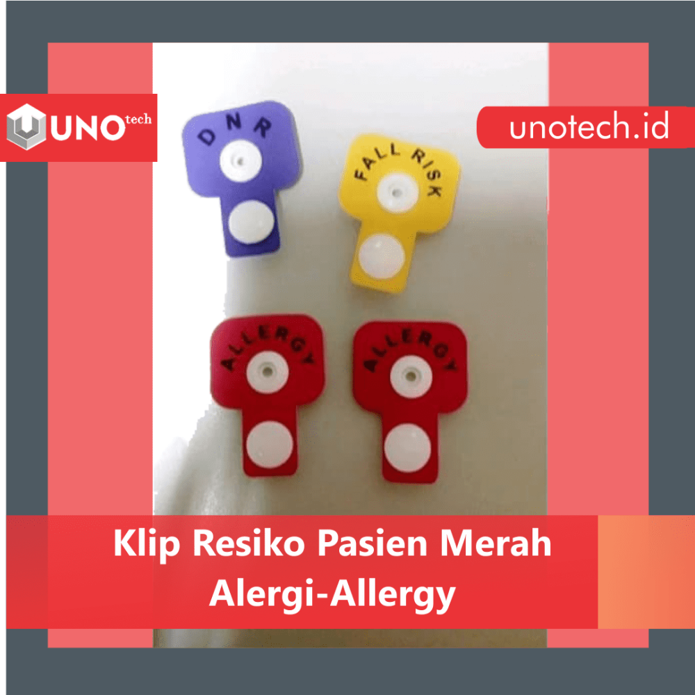 klip penanda resiko, klip allergy. klip resiko pasien